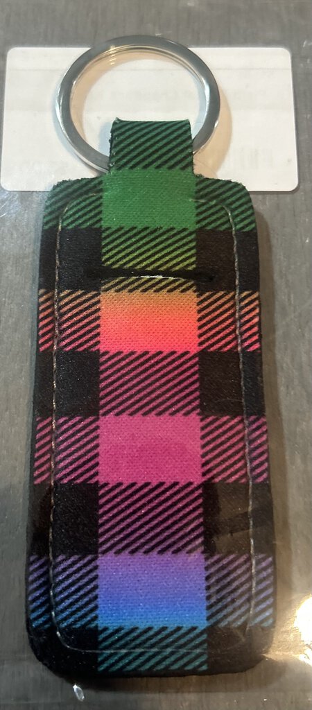 Plaid Pastel Chapstick KC set