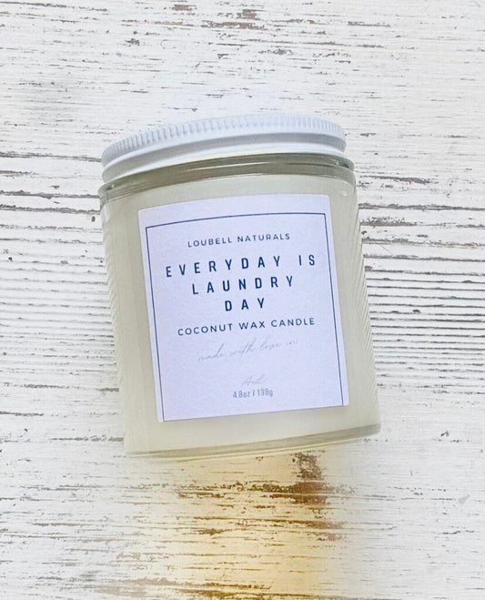 Laundry day candle
