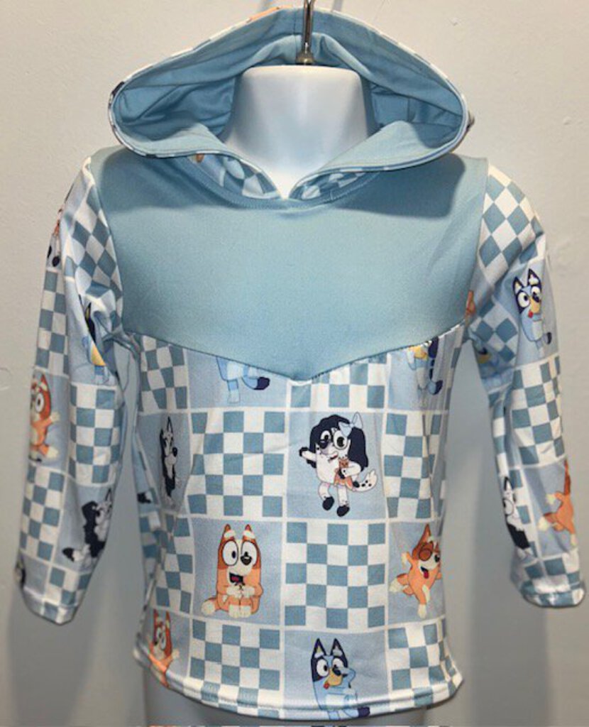 Bluey Checker Hoodie