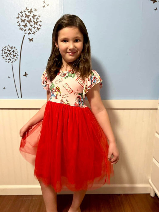 Superhero Tulle Dress