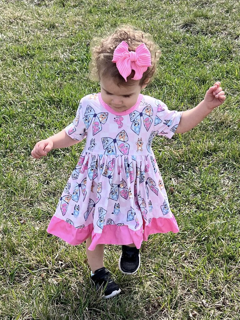 Bluey Bow Dress