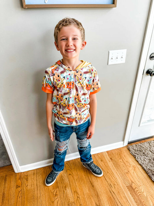 Pokemon Icecream Hooded Tee