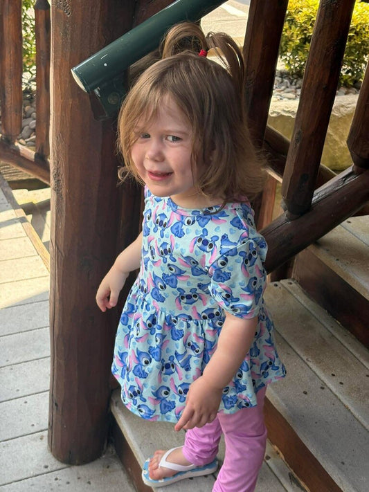 Pink and Blue Stitch Set