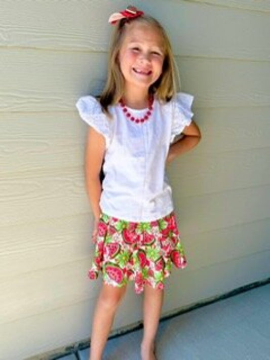 Watermelon Skort