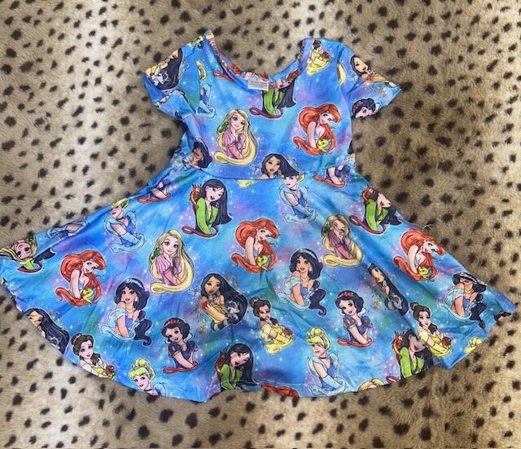 Blue Princess Dress