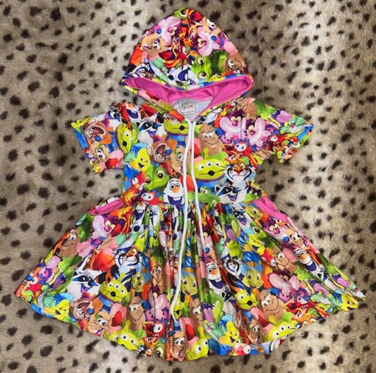 Disney Character Hooded Dress
