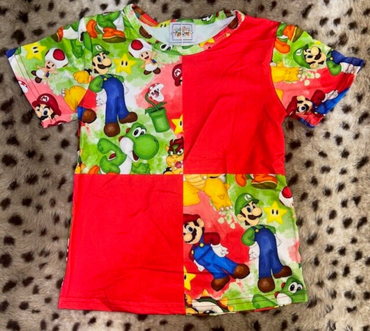 Mario Bros Colorblock Tee