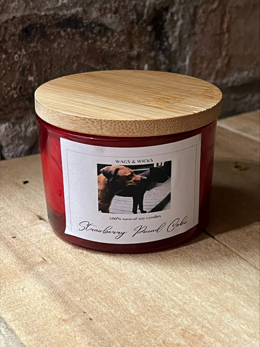 Small Strawberry Pound Cake