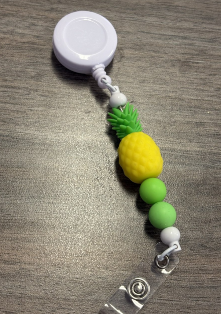Pineapple badge reel