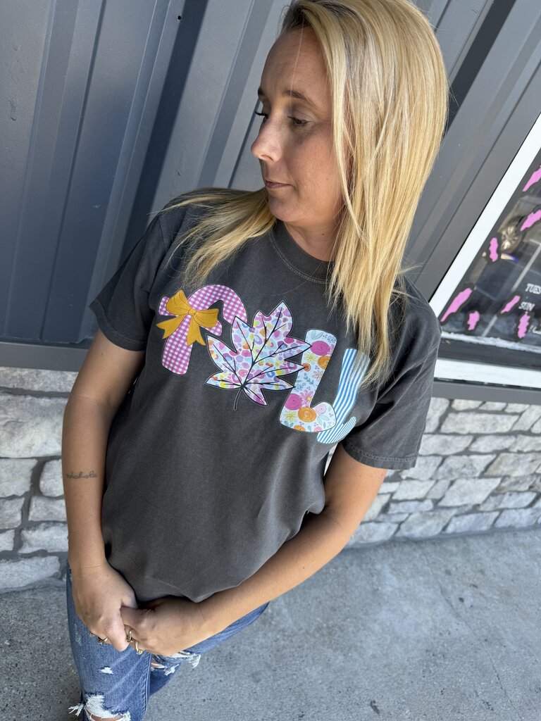 Colorful Fall Graphic Top