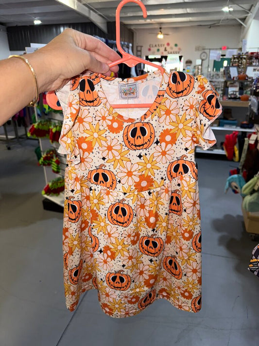 Pumpkin Flower Dress