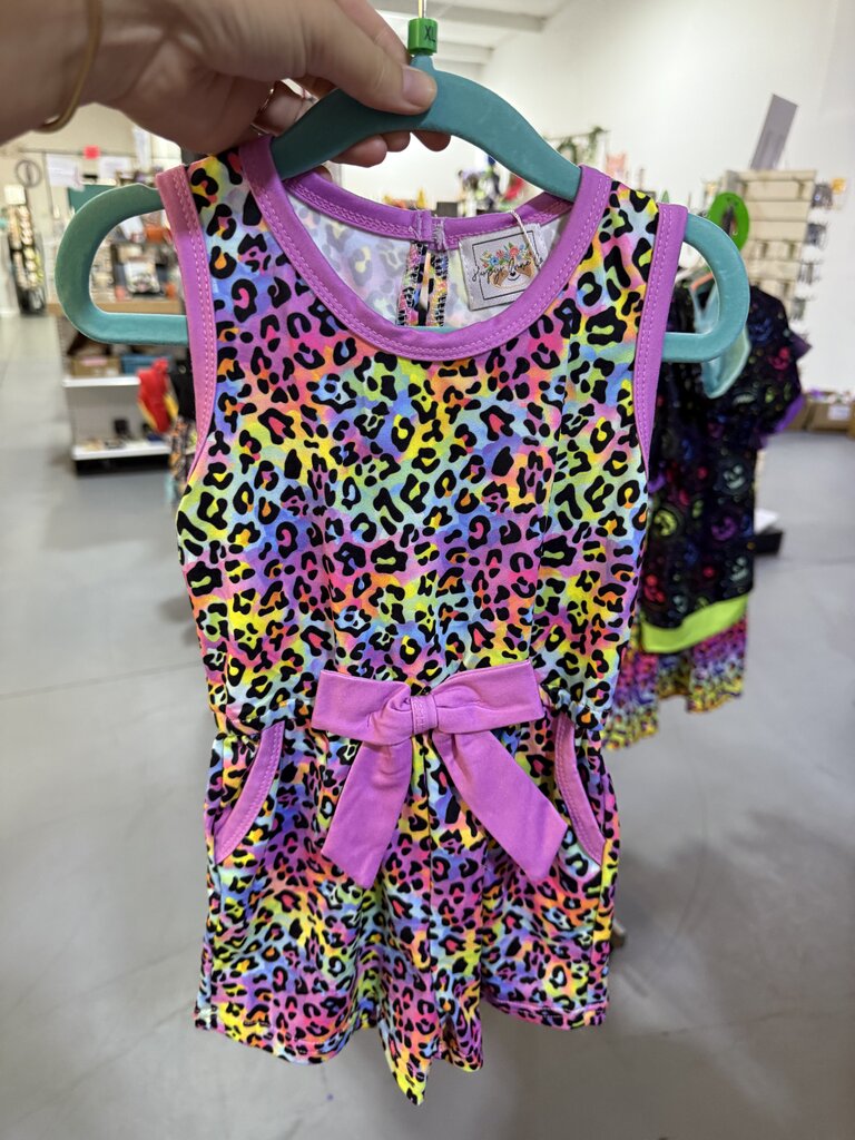 Leopard Print Romper