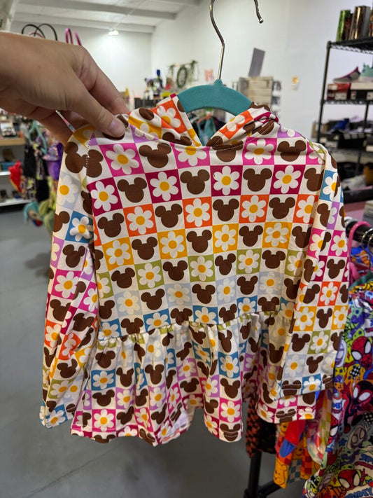 Flower Mickey Hoodie