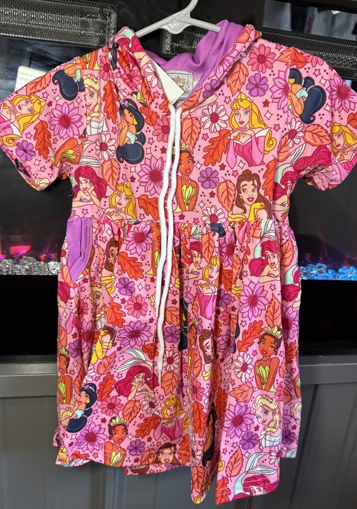 Fall Princess Hooded Dress