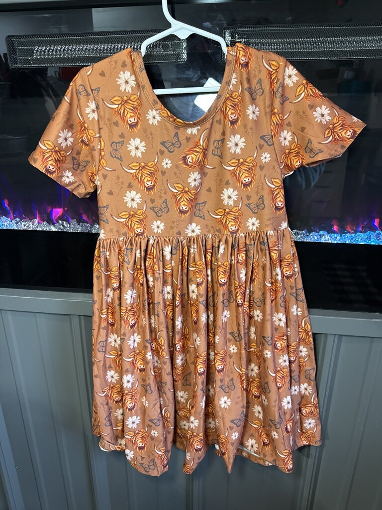 Highland Cow Dress