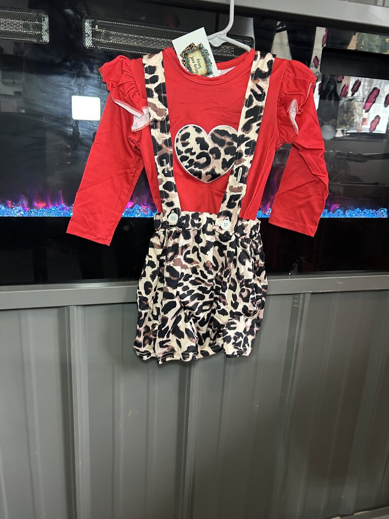 Cheetah Skirt Set