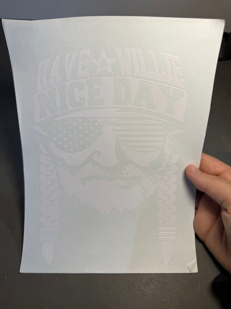 Have a Willie Nice Day Single Color Transfer