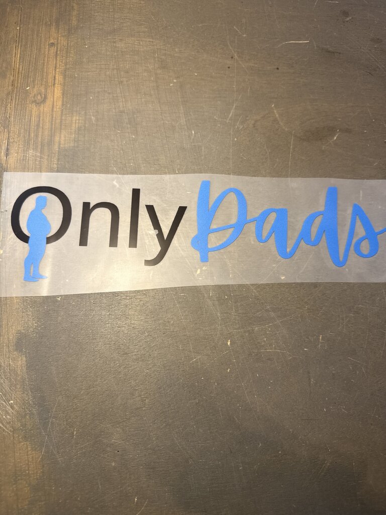 Only Dads Full Color Transfer