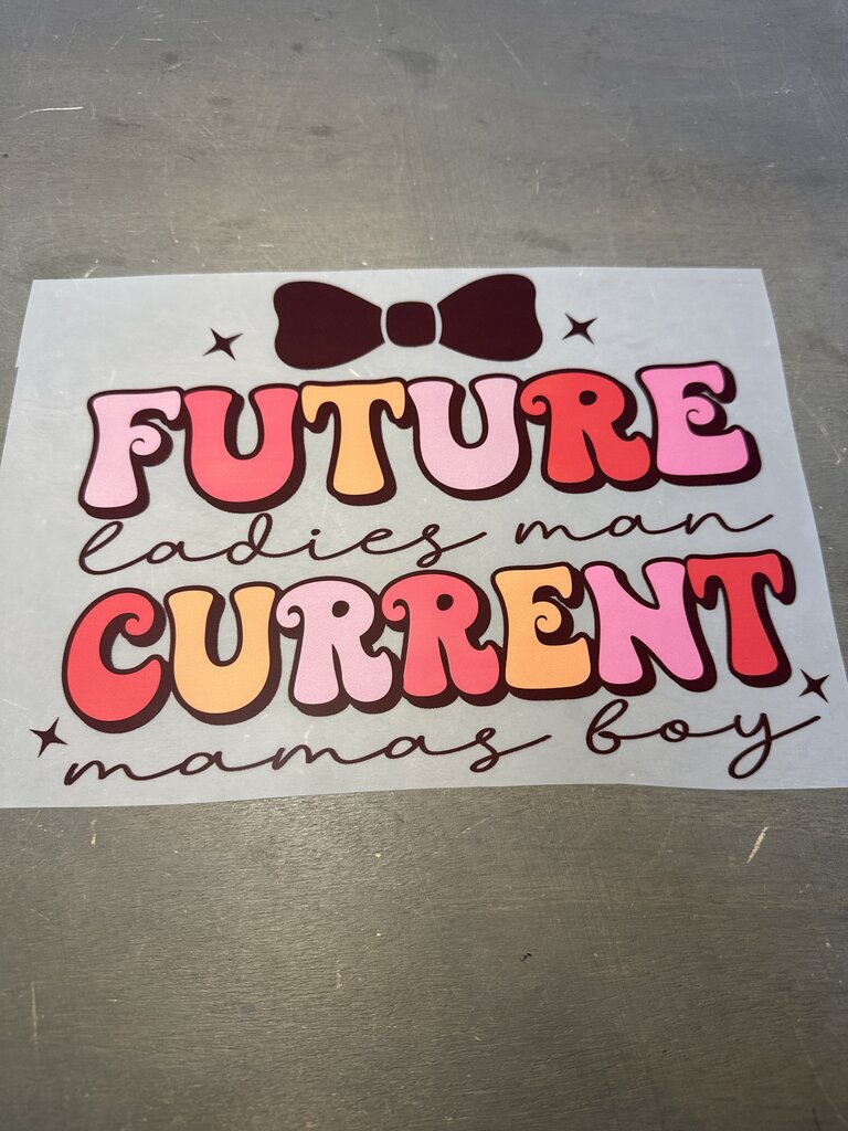 Future ladies Man Full Color Transfer