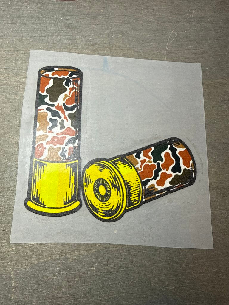 Camo Shell Pocket Full Color Transfer