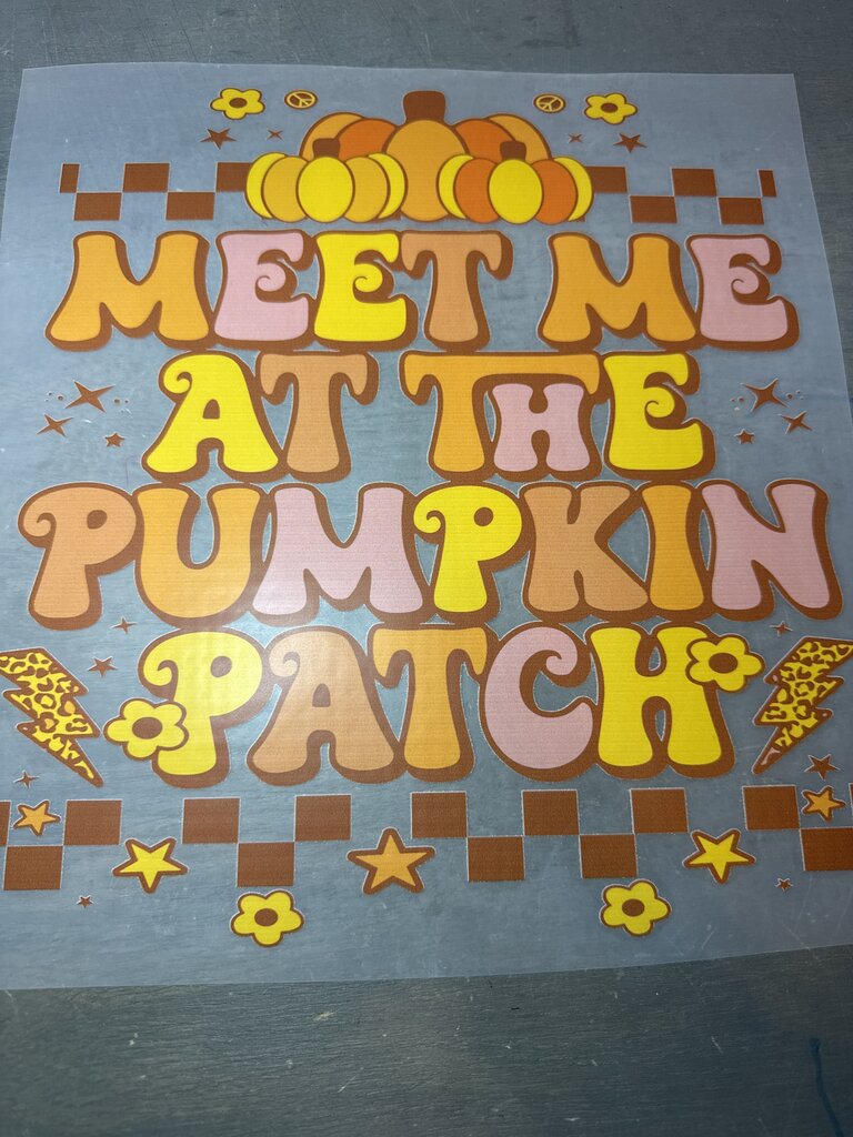 Pumpkin Patch Full Color Transfer