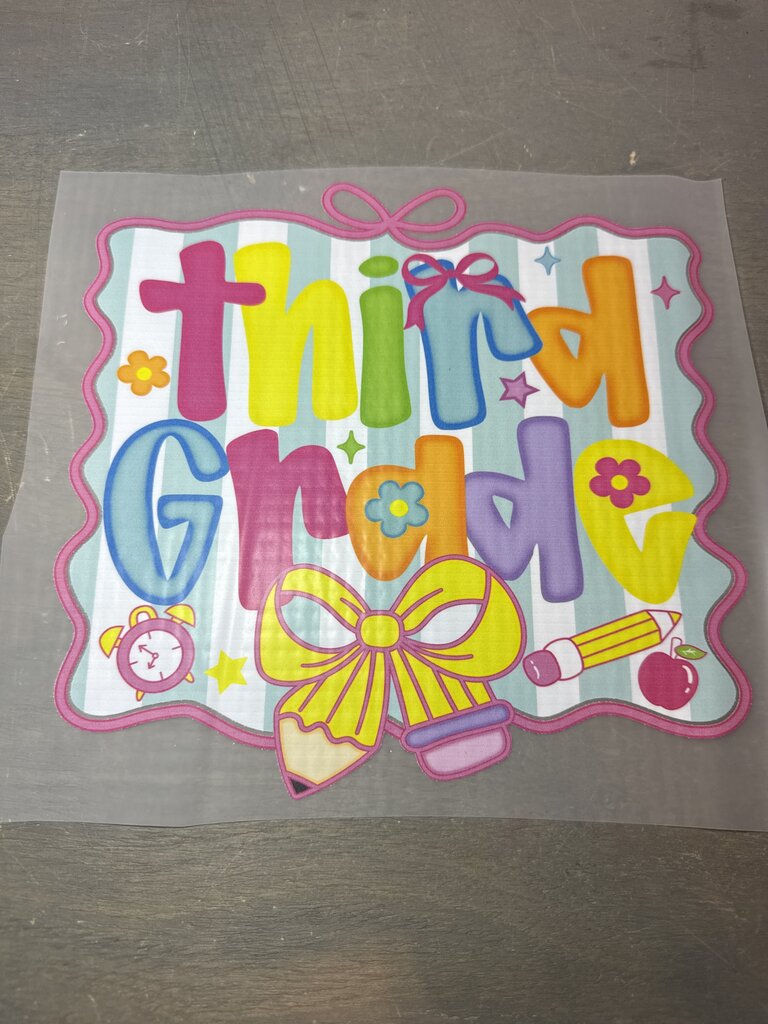 Third Grade Full Color Transfer