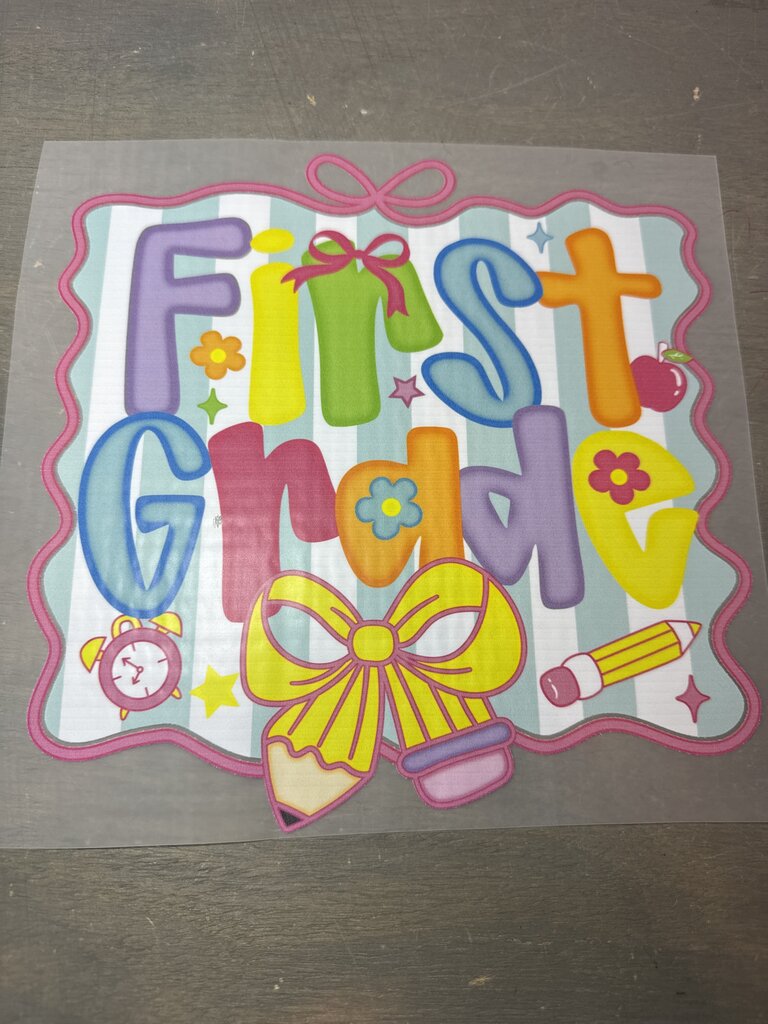 First Grade Full Color Transfer
