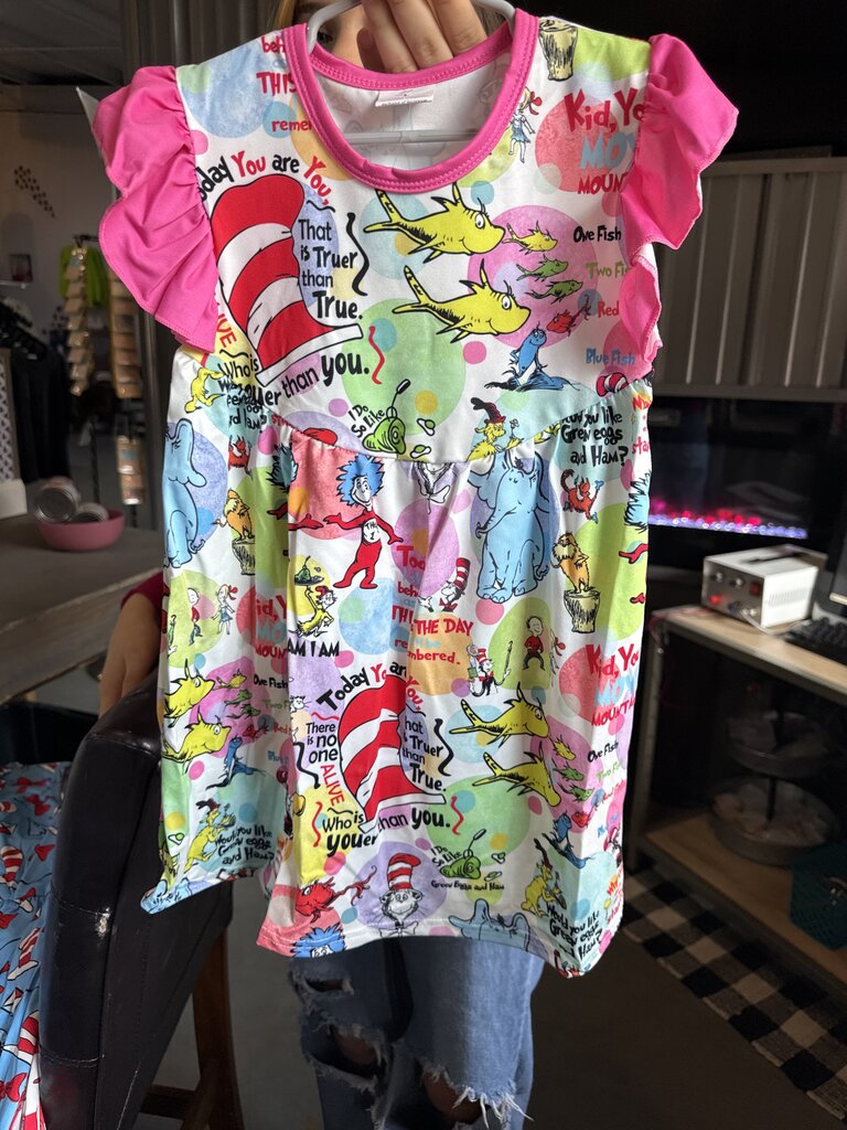 Pink Dr. Suess Dress