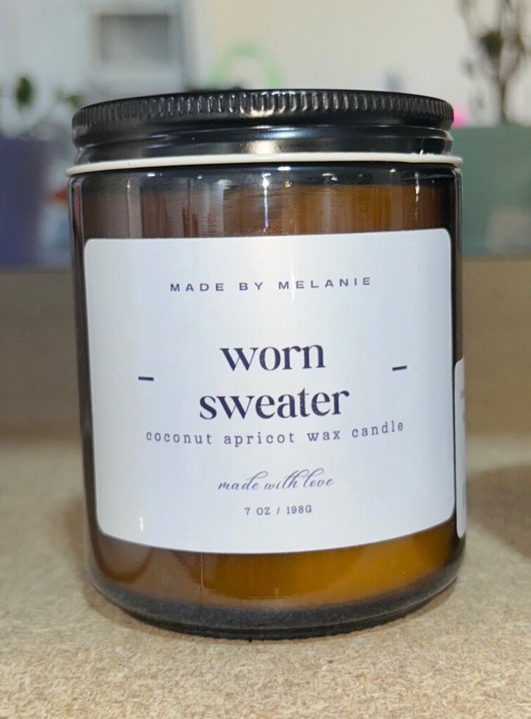 Worn Sweater Candle