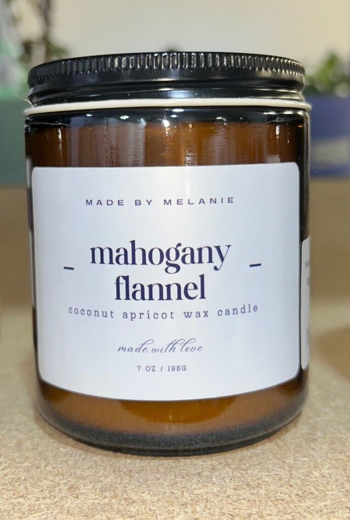 Mahogany Flannel Candle