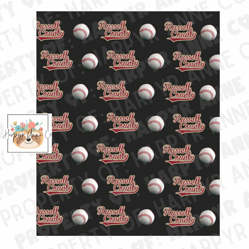 Russell County Baseball Adult Blanket