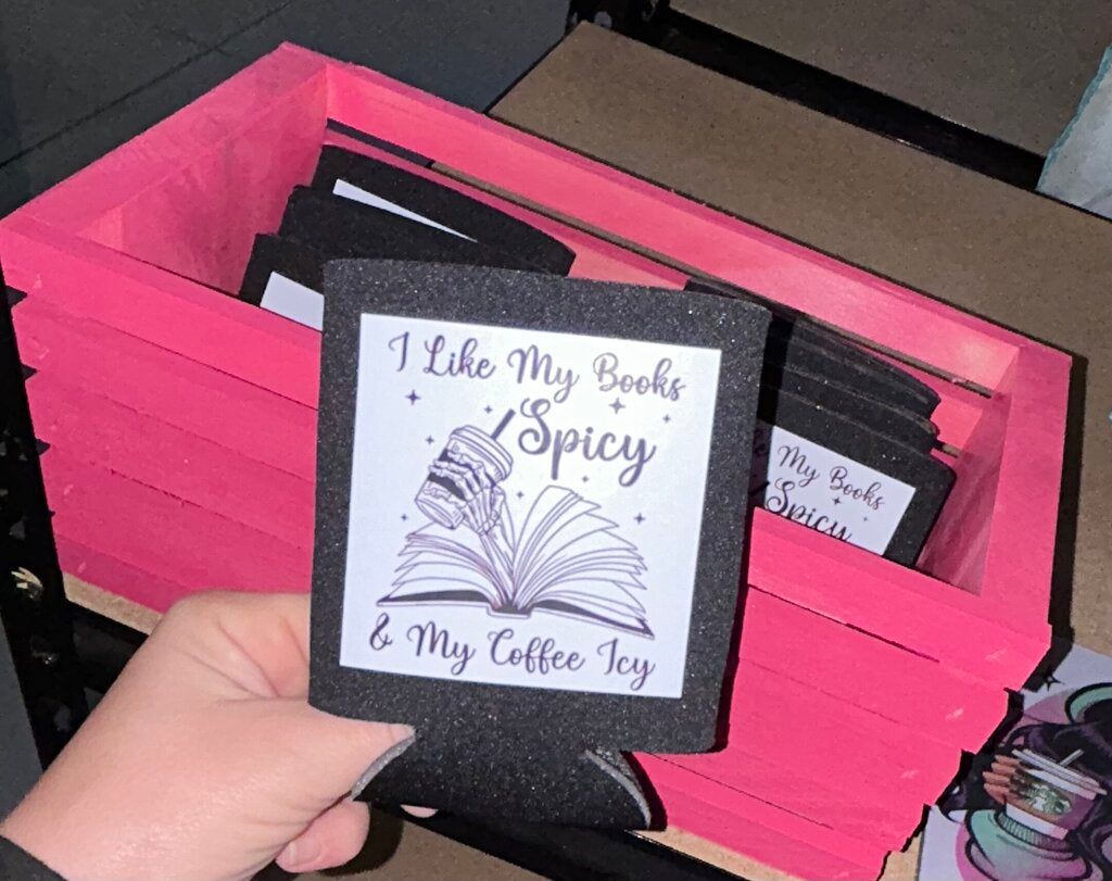 I LIKE MY BOOKS SPICY COOZIE