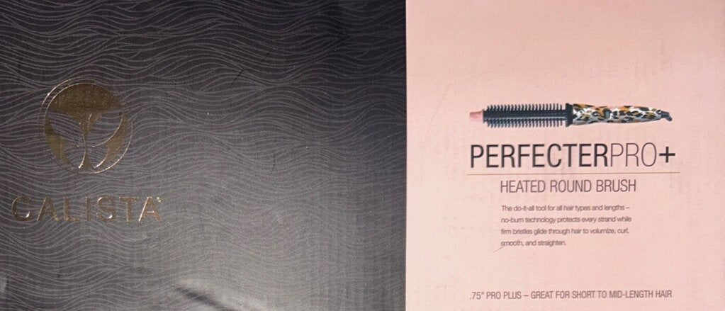 Calista perfector pro heated round brush (cheetah)
