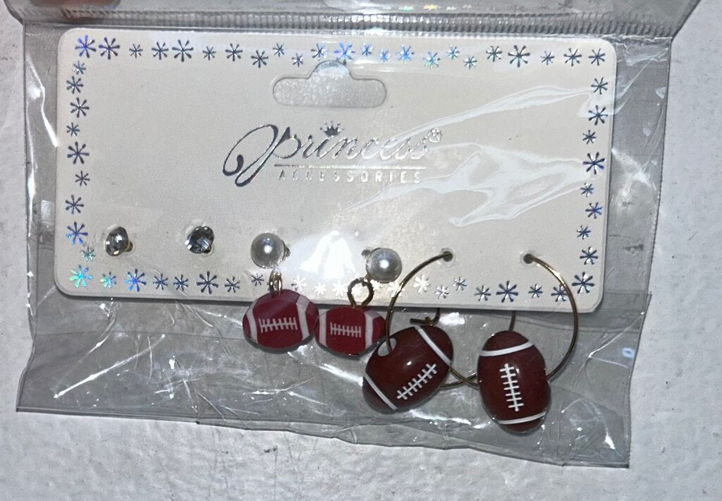 Football Earring Set