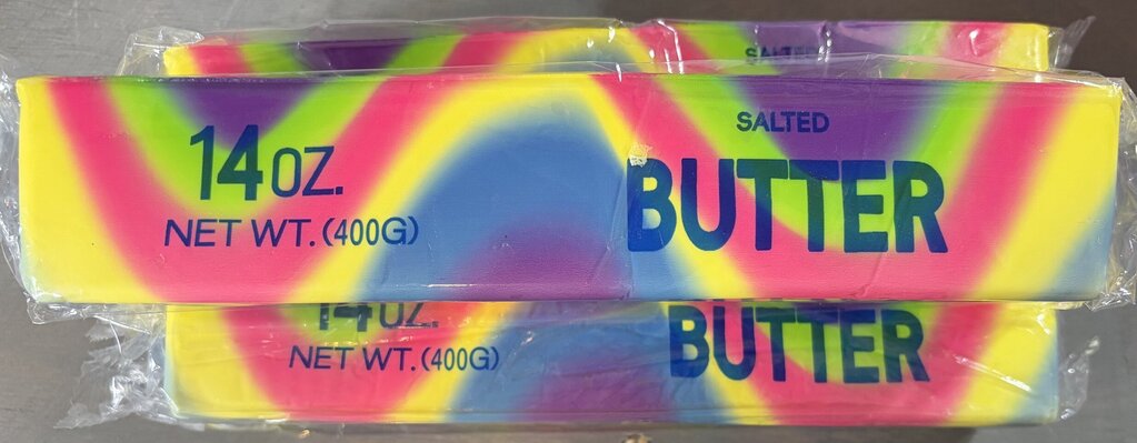 14 Oz Tie Dye Butter