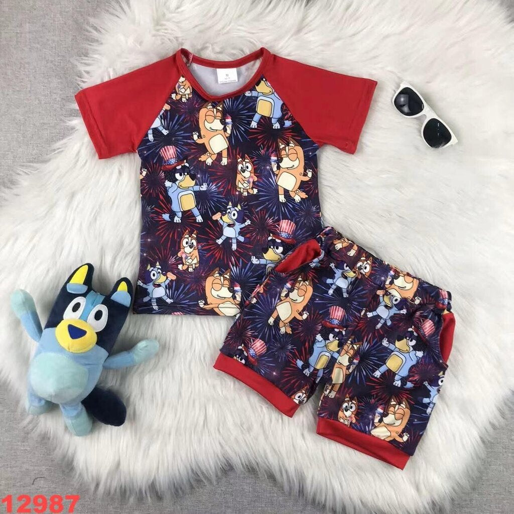 Happy 4th Bluey Set