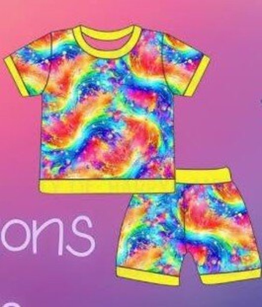 Tie Dye Pajama Set