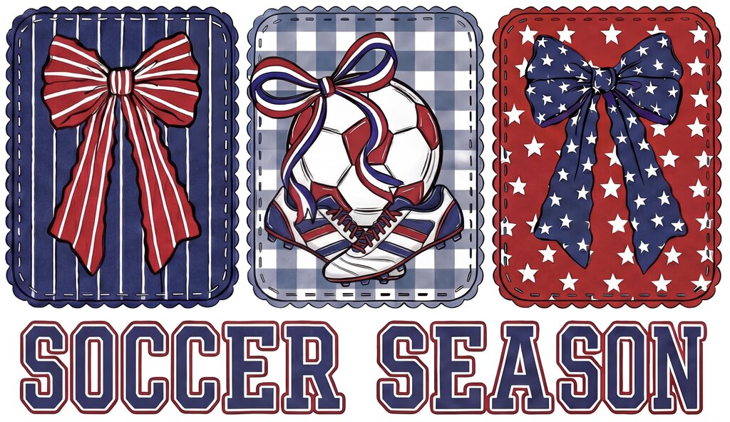 Soccer Season Full Color Transfer