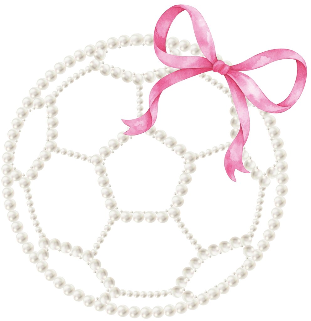 Pearl Soccer Ball Full Color Transfer