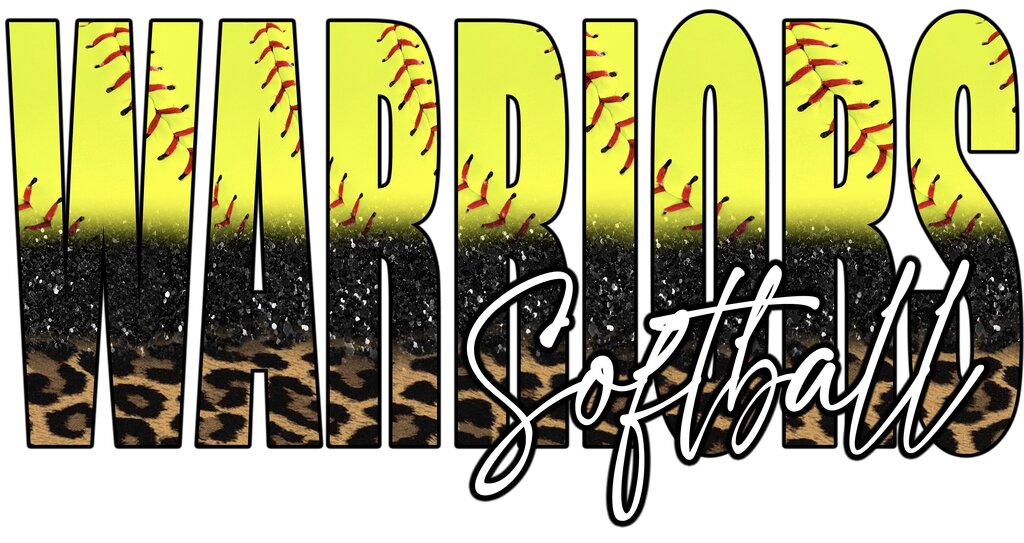Warriors Softball Full Color Print