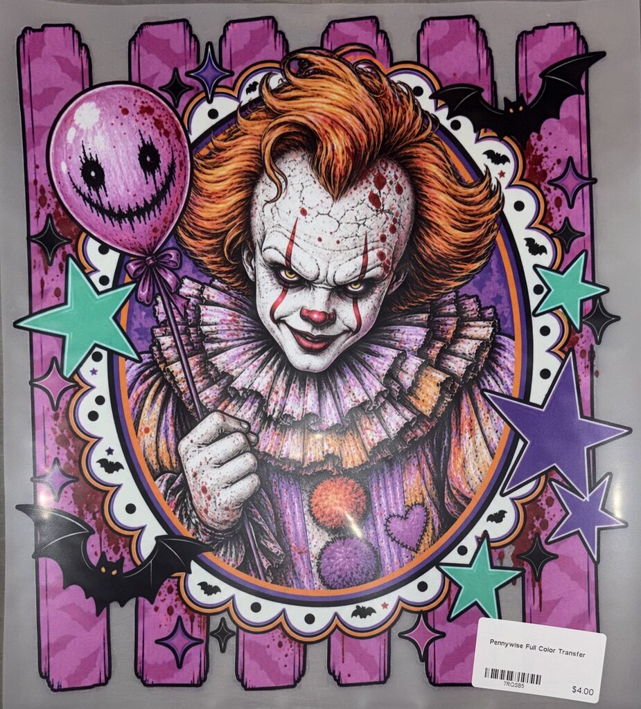 Pennywise Full Color Transfer