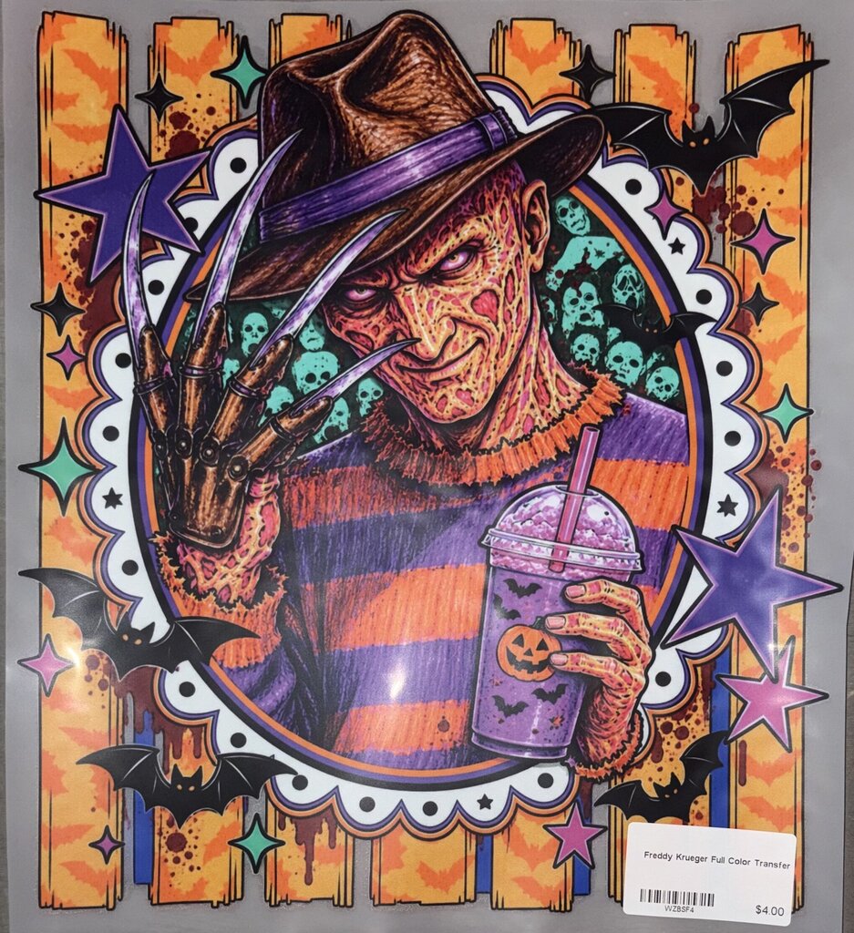 Freddy Krueger Full Color Transfer