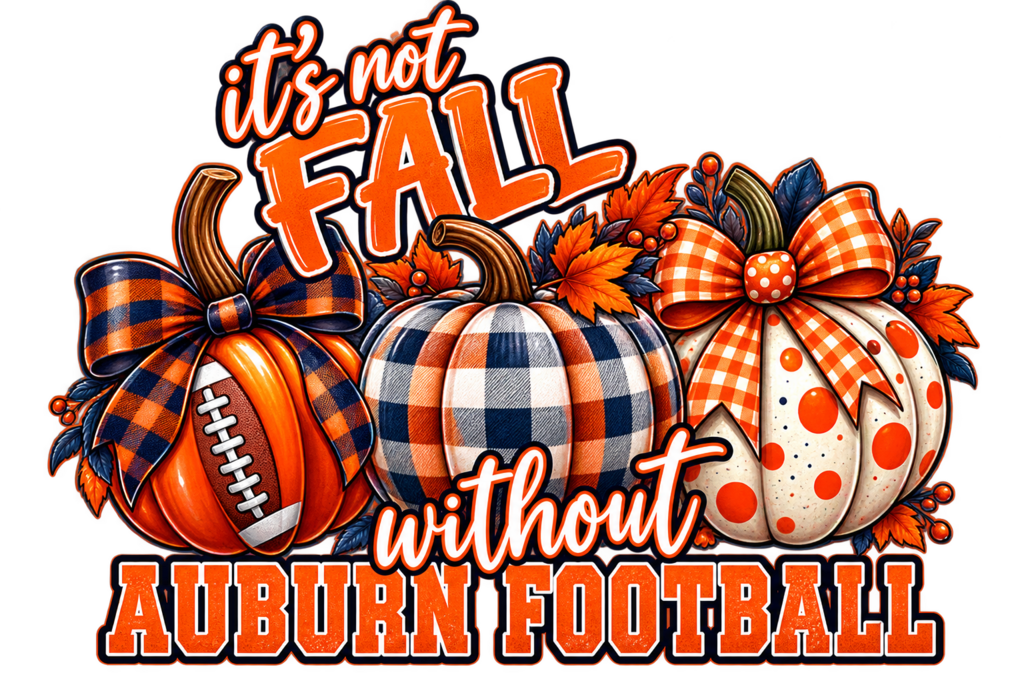 Its not fall without Auburn Football Full Color Transfer