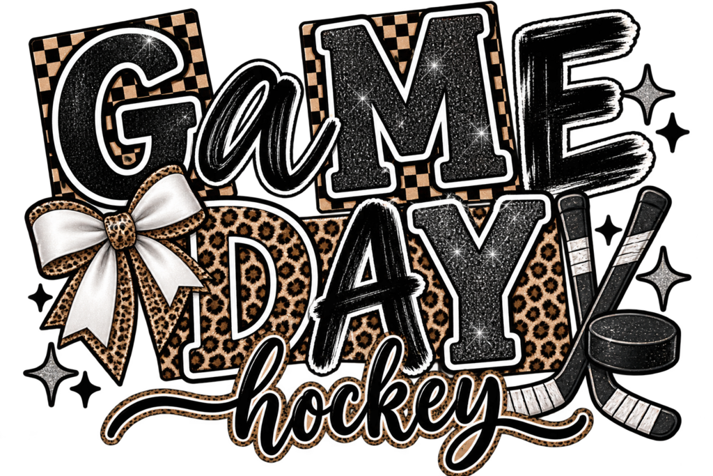 Game Day Hockey Full Color Transfer