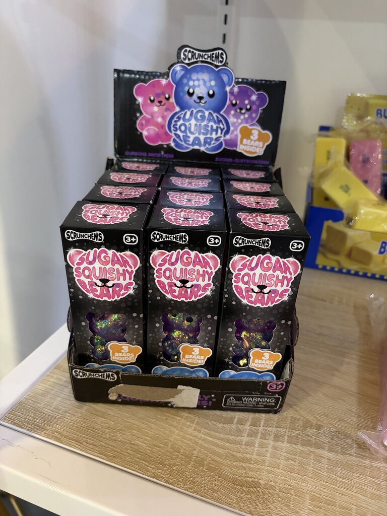 Scrunchems(R) Sugar Diddy Bears Squishy (3pc)