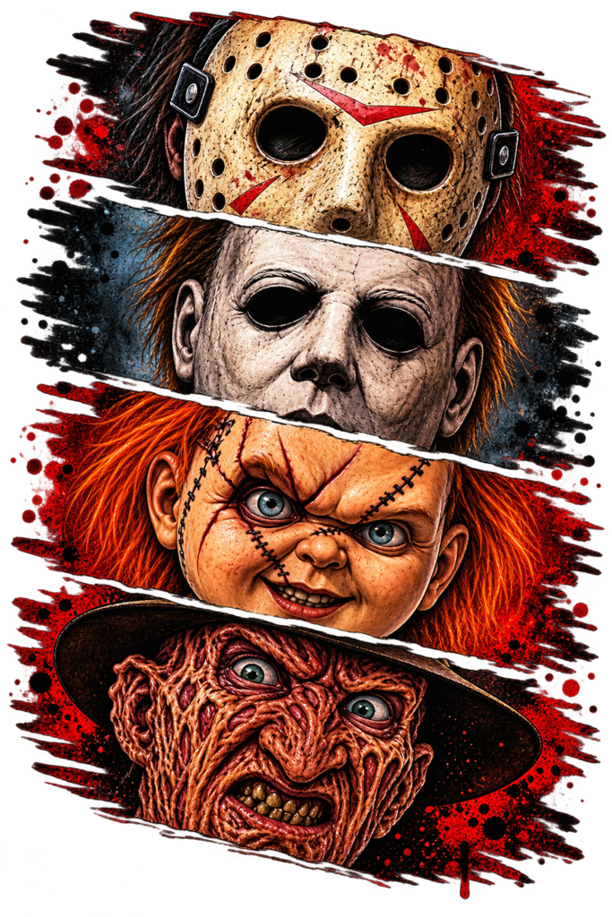 Halloween Guys Full Color Transfer