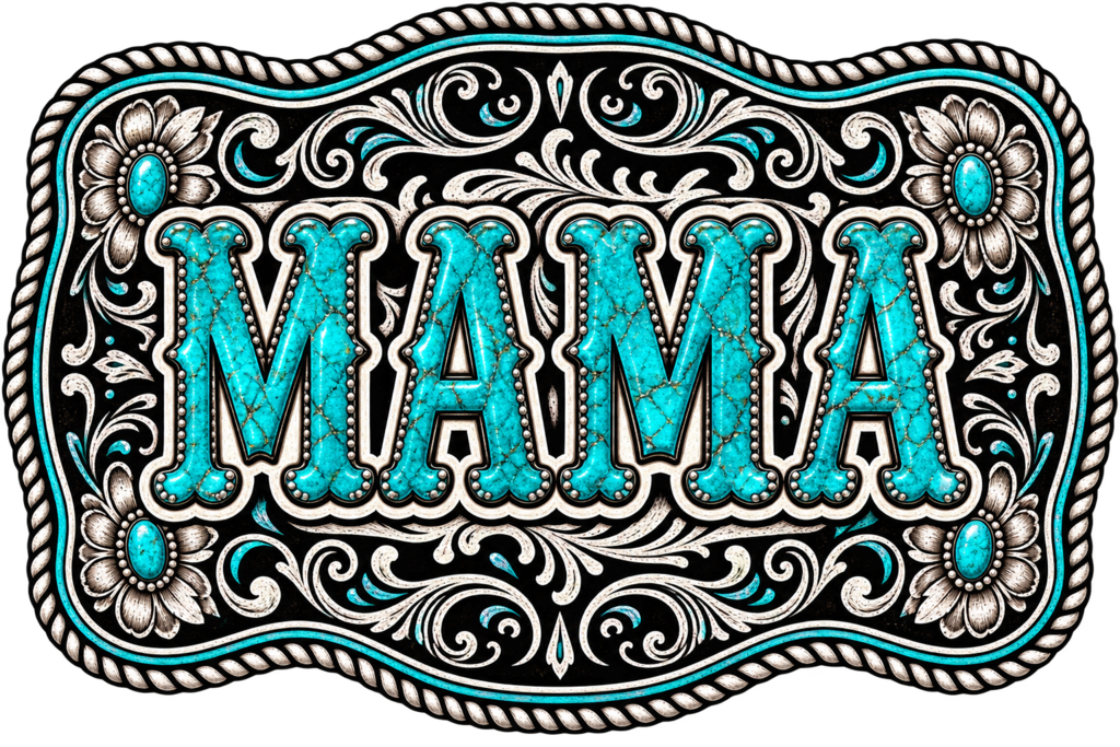 Western Mama Full Color Transfer