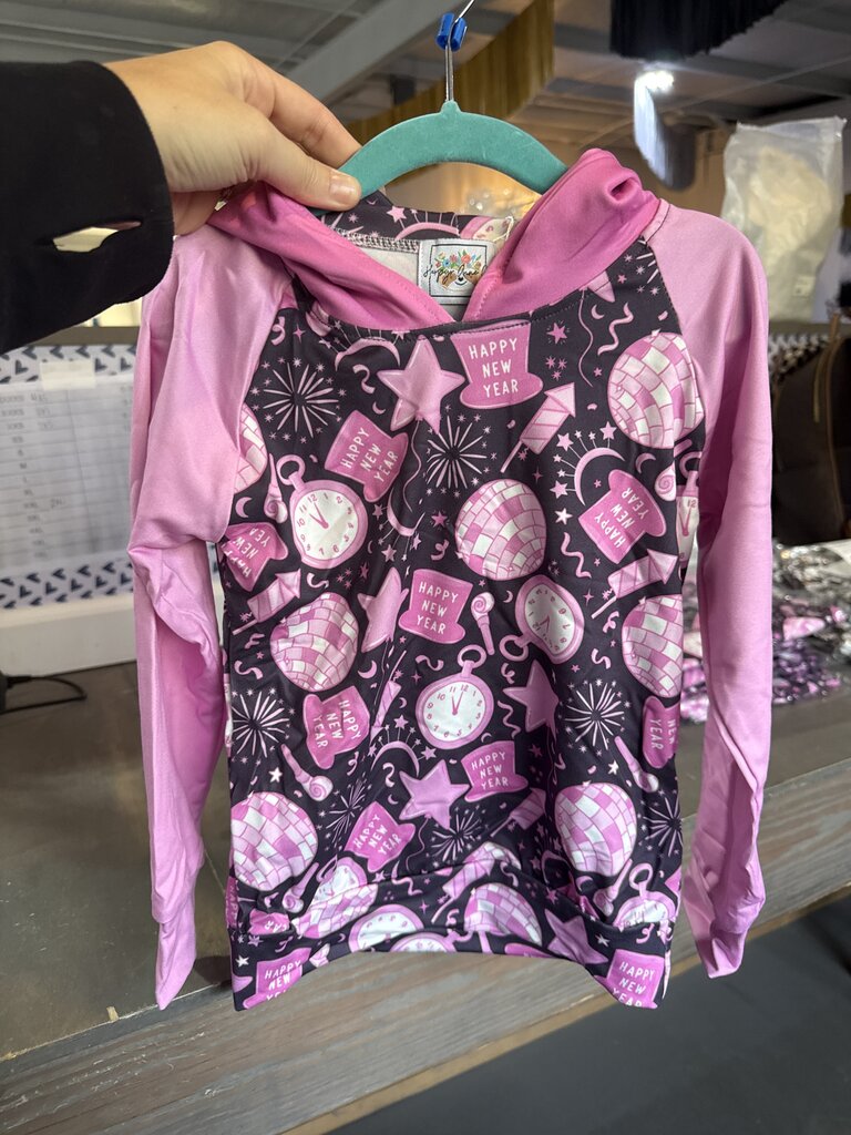 Pink New Year Hoodie