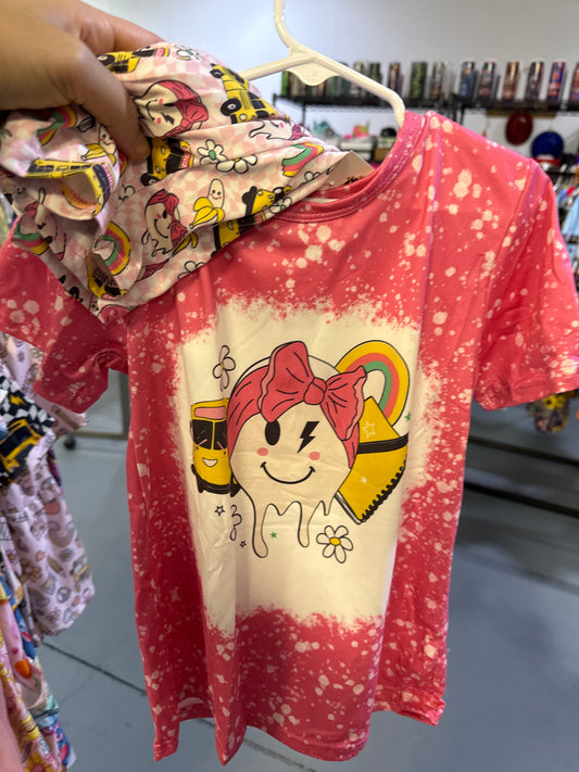 School Smiley Skort Set