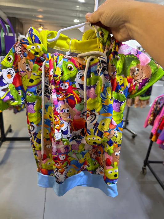 Disney Character Hooded Set